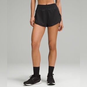 Lululemon Track That High-Rise Lined Short 3" Black